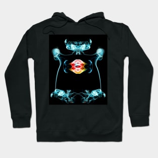 Smoke Art abstract creation of an adorable monster Hoodie